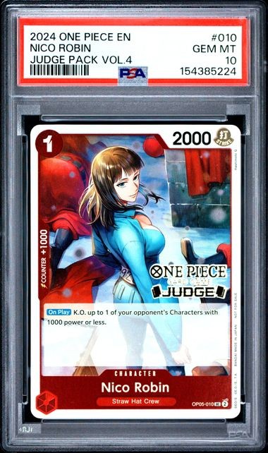 2024 ONE PIECE JUDGE PACK VOLUME 4 #010 NICO ROBIN
