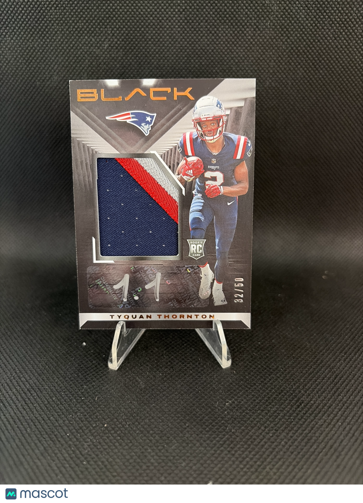 2022 Panini Black Tyquan Thornton RPA /50