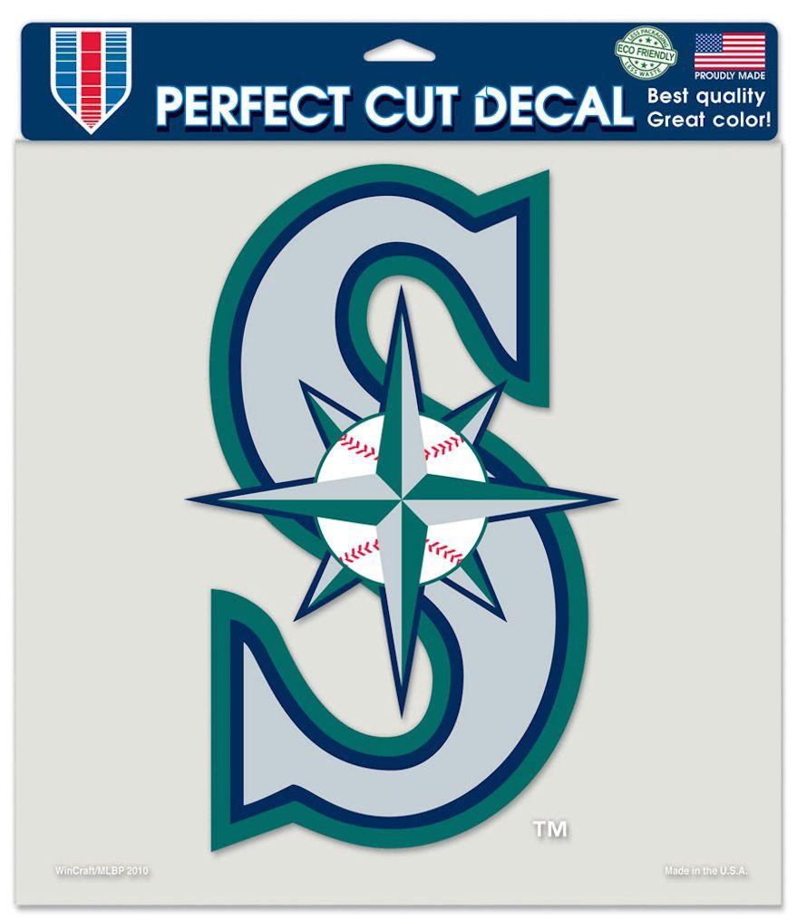 Seattle Mariners Perfect Cut Decal 8x8"