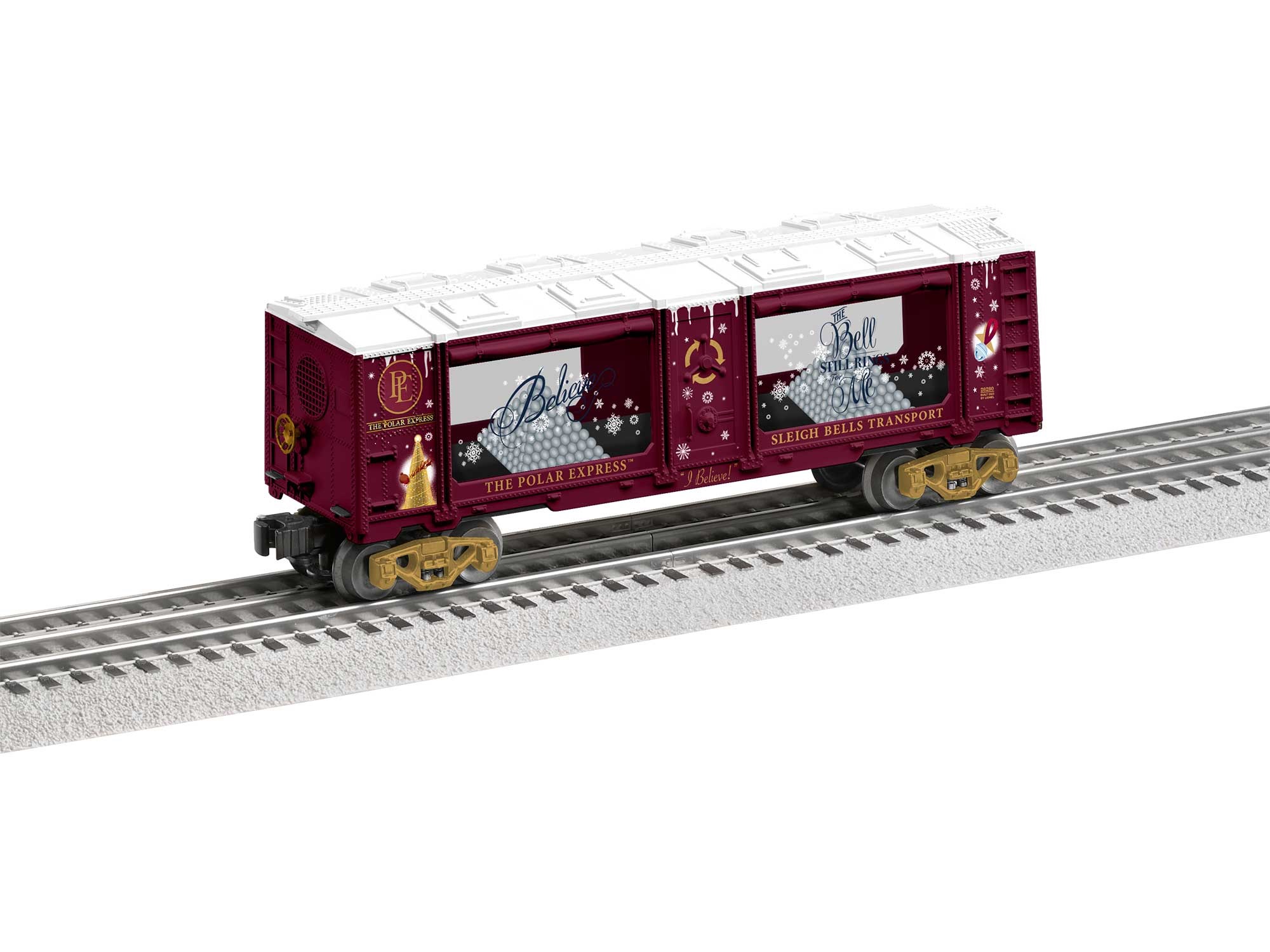 The Polar Express Sleigh Bells Mint Car 2328280 O Scale