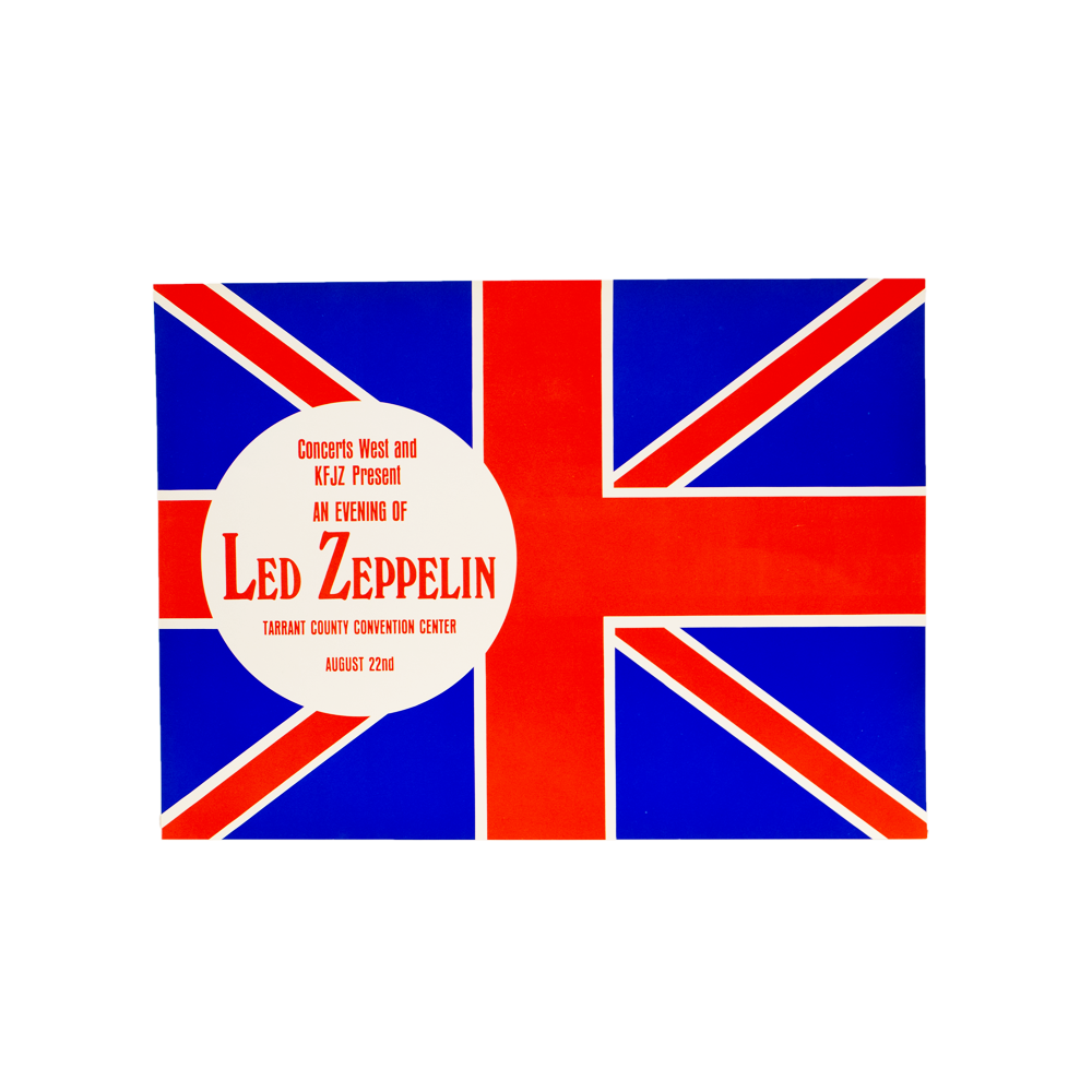 Led Zeppelin -- 1970 Texas Concert [Handbill]