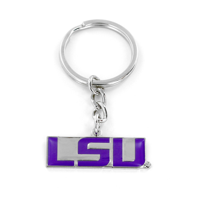 LSU Tigers Metal Keychain