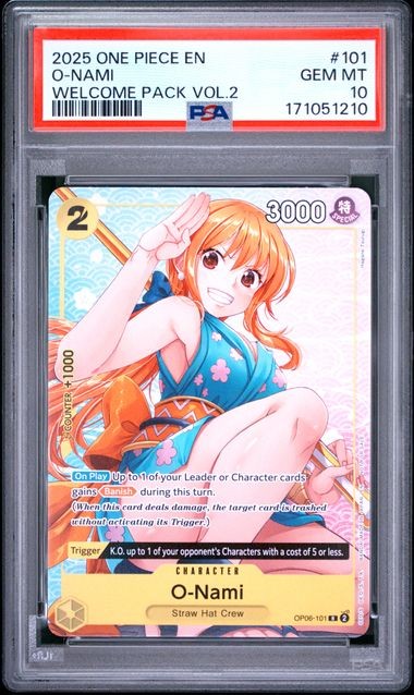 2025 ONE PIECE WELCOME PACK VOL.2 #101 O-NAMI