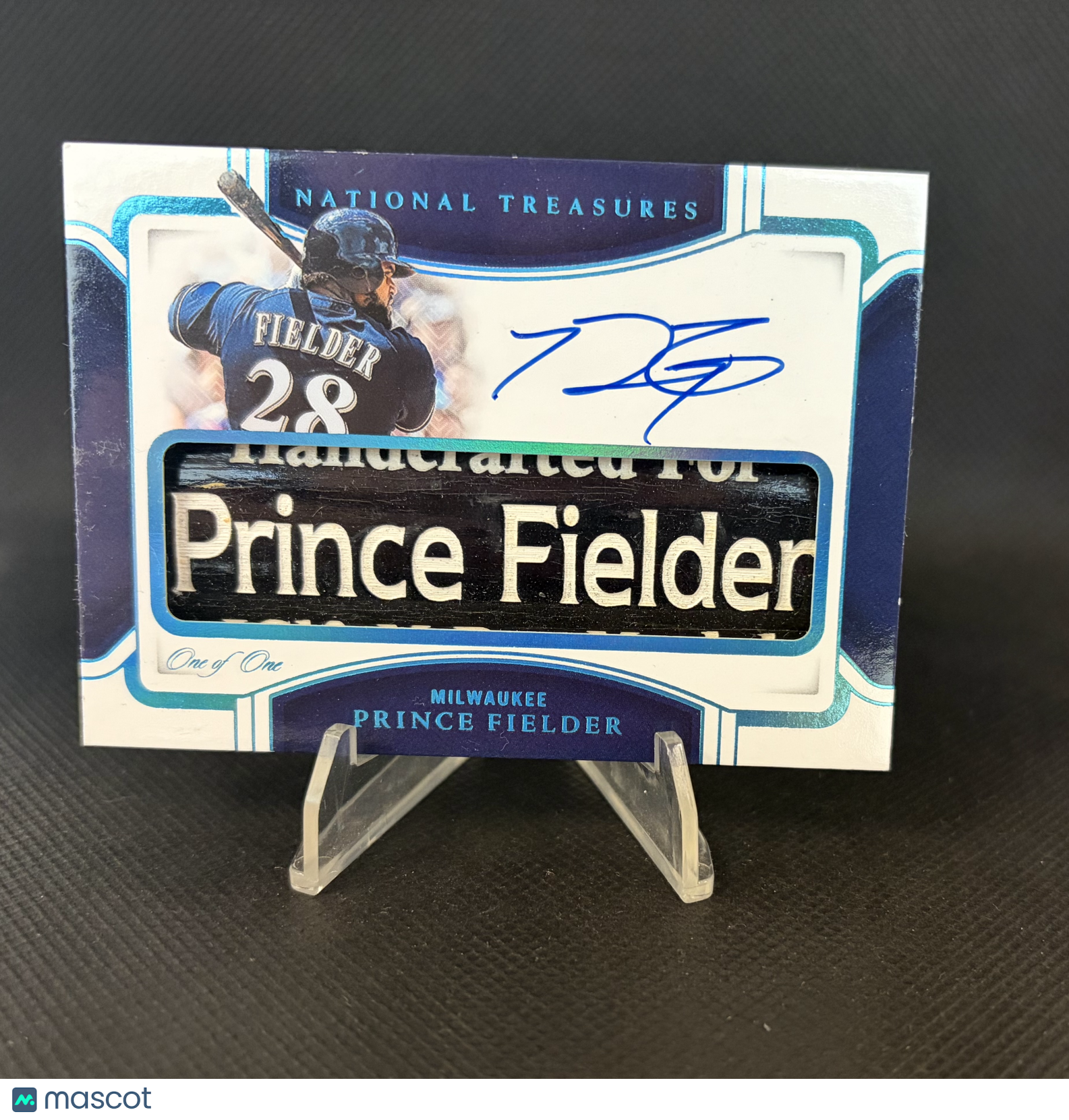 2025 Panini National Treasures Prince Fielder #NS-PFL Bat Barrel Auto 1/1