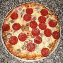 Large Lots Of Meat Pizza (Thin)