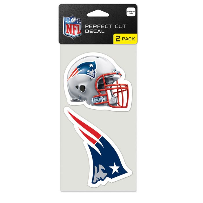 New England Patriots Perfect Cut Decals 2 pack