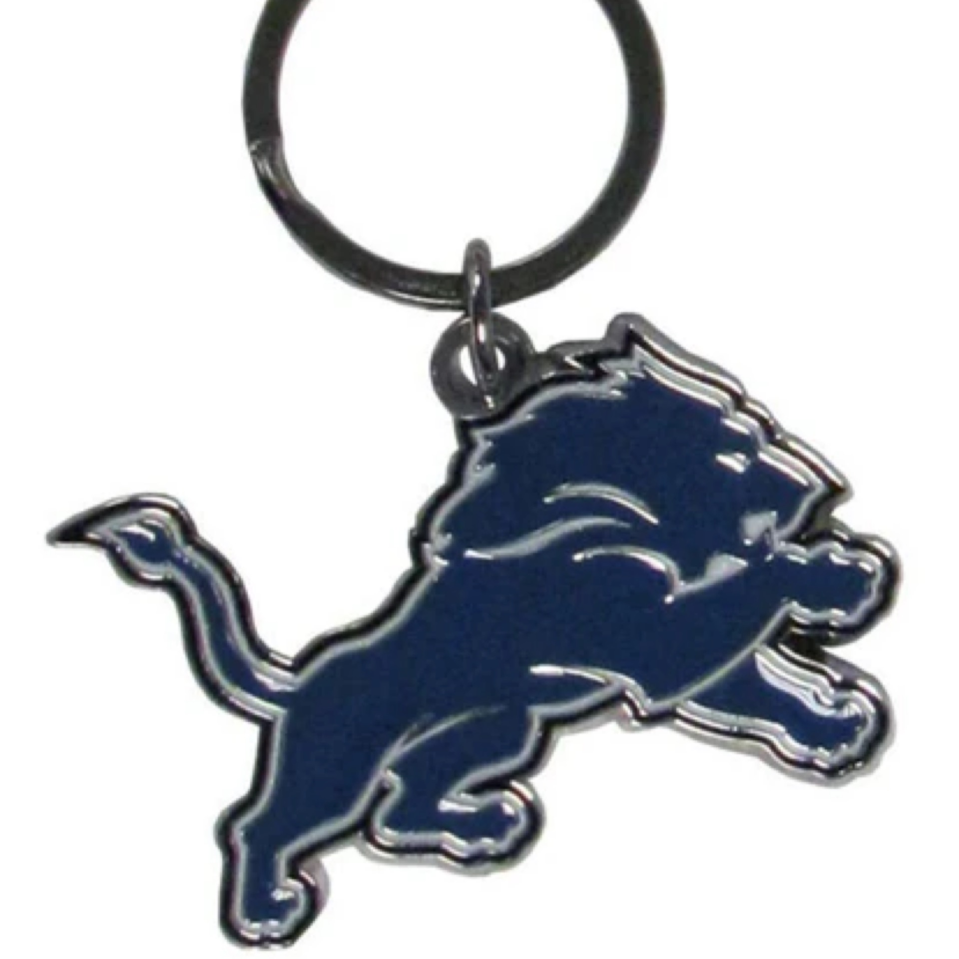 Detroit Lions Mega Chrome Keychain
