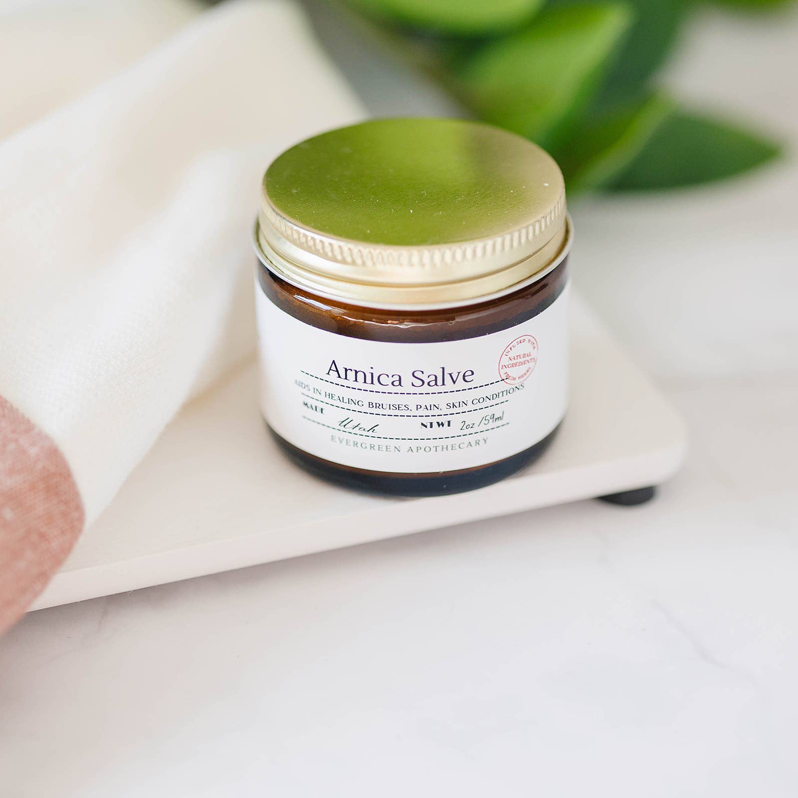 Arnica Salve - Herb Infused Glass Jar