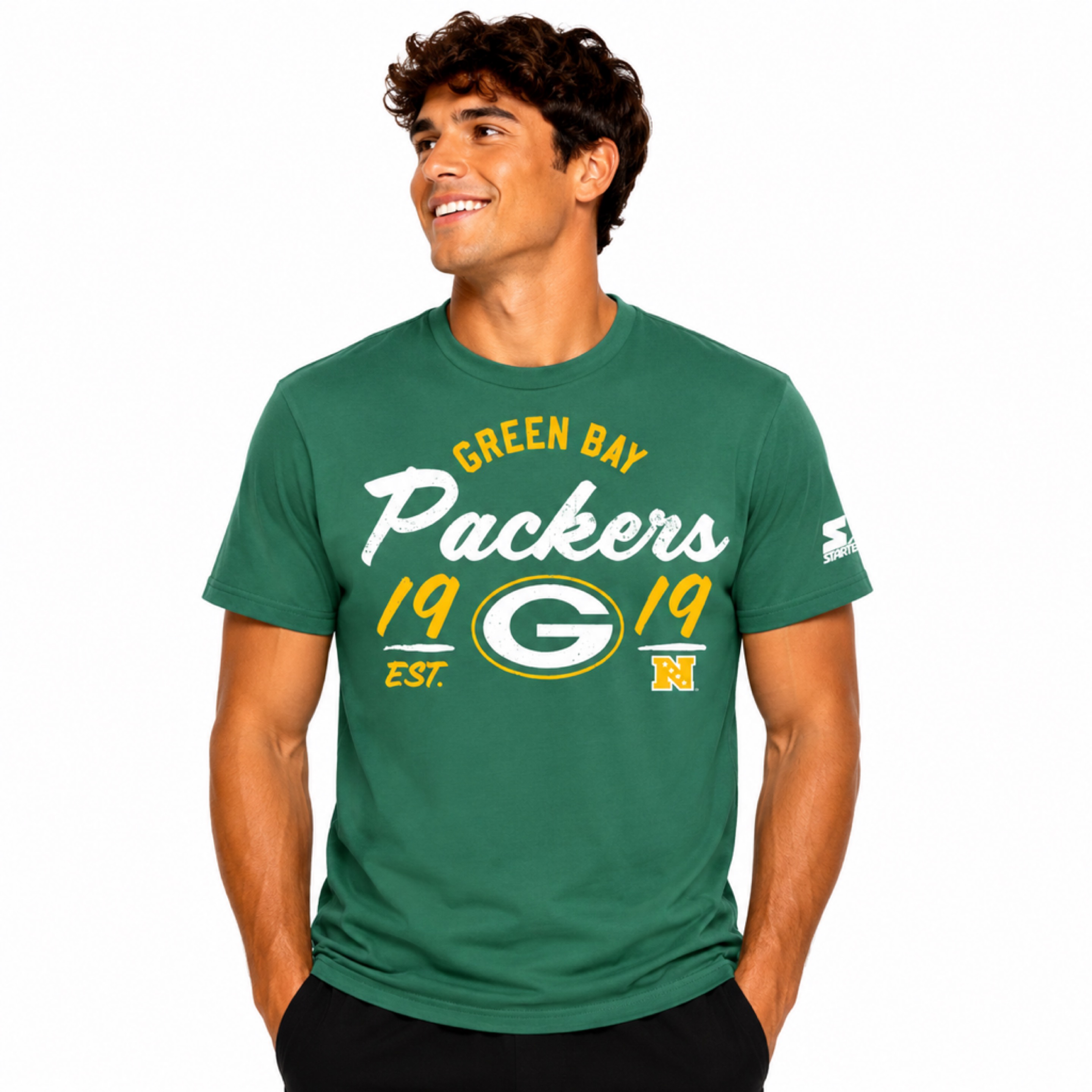 Green Bay Packers Green Starter Heritage Shirt