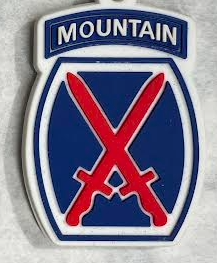 10th Mountain Division Rubber Magnet