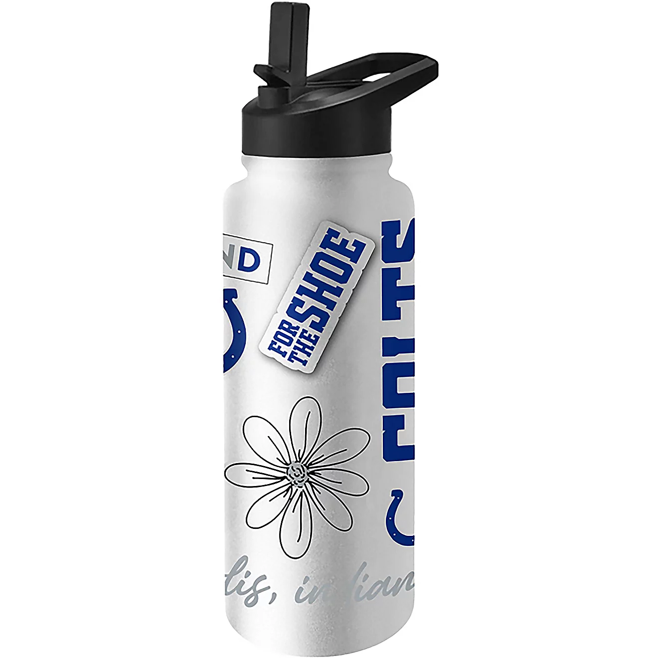 Indianapolis Colts Native Quencher Stainless Steel Bottle 34oz