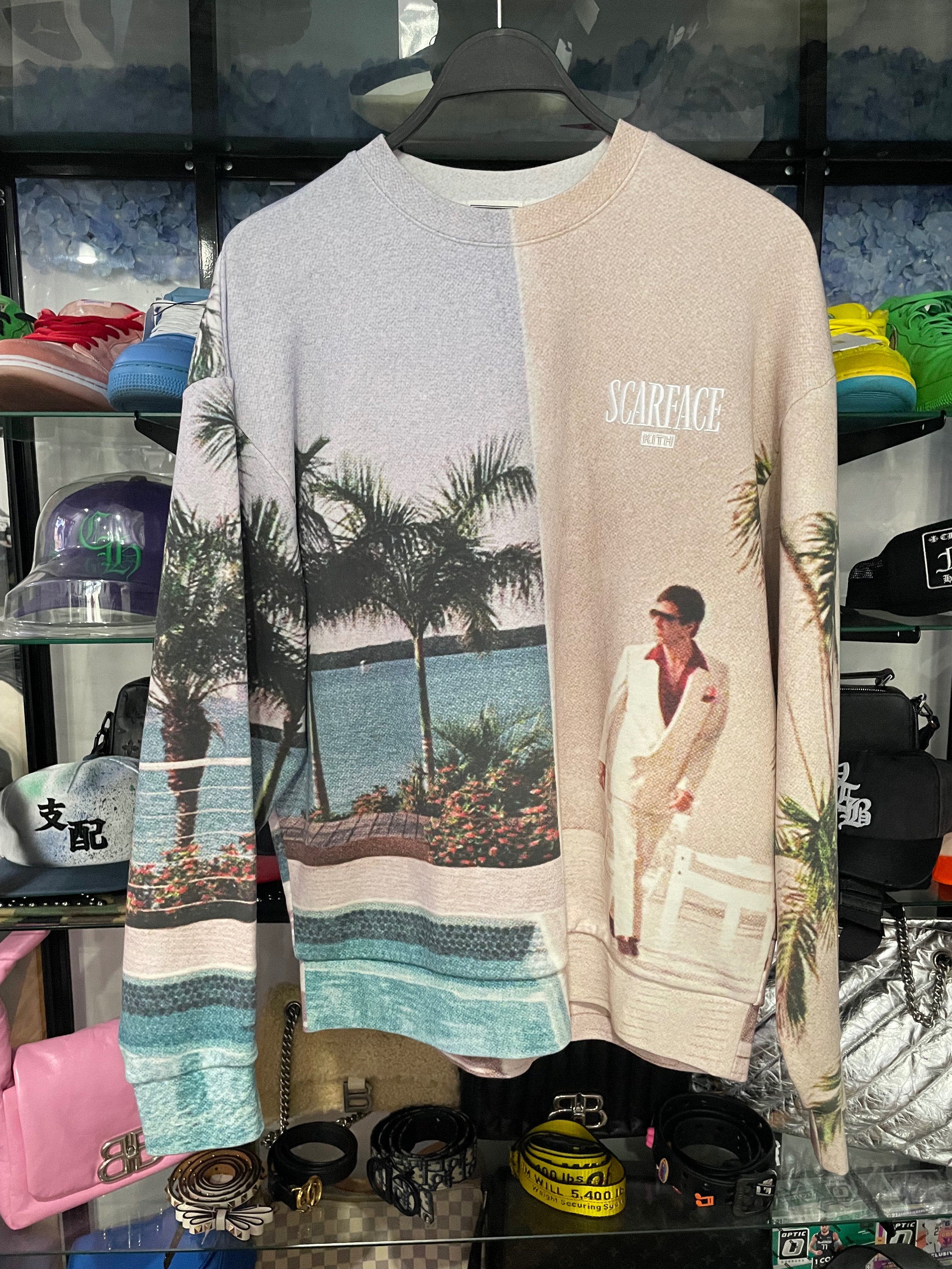 Kith x scarface Tony Miami vintage nelson crewneck size M (used)