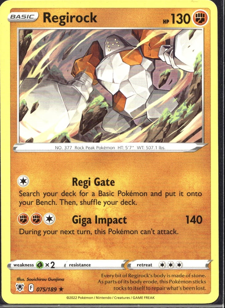Regirock - SWSH10 75/189