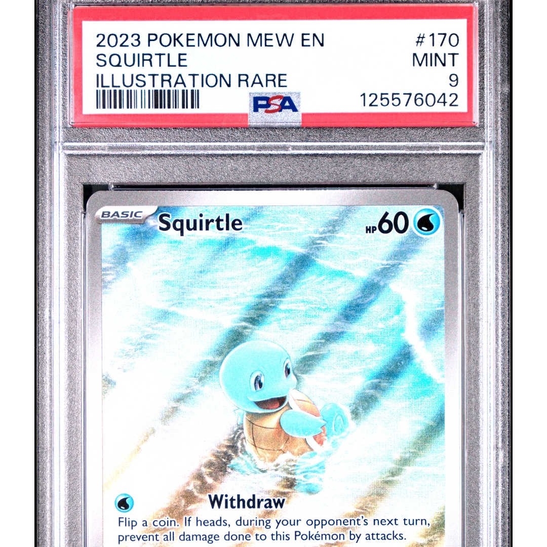Psa 9 Squirtle IR Graded Card
