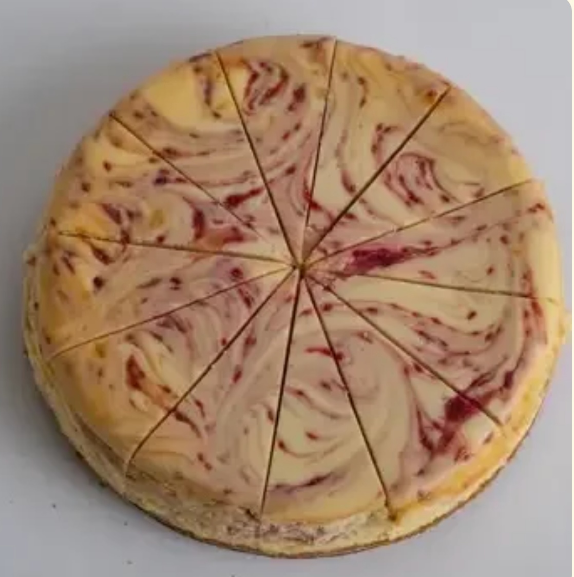Muddy Paws Cheesecakes - Raspberry Swirl Cheesecake