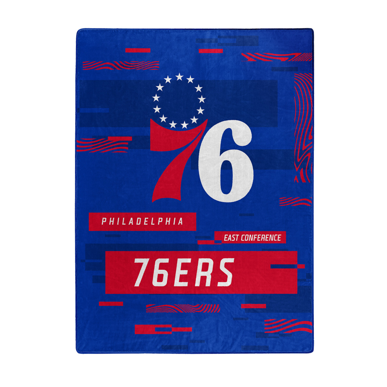 Philadelphia 76ers Digital Design Raschel Blanket 60x80"