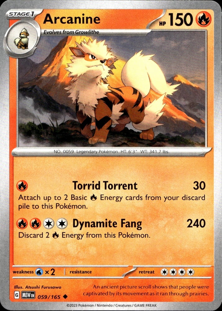 Arcanine - SV03.5 59/165