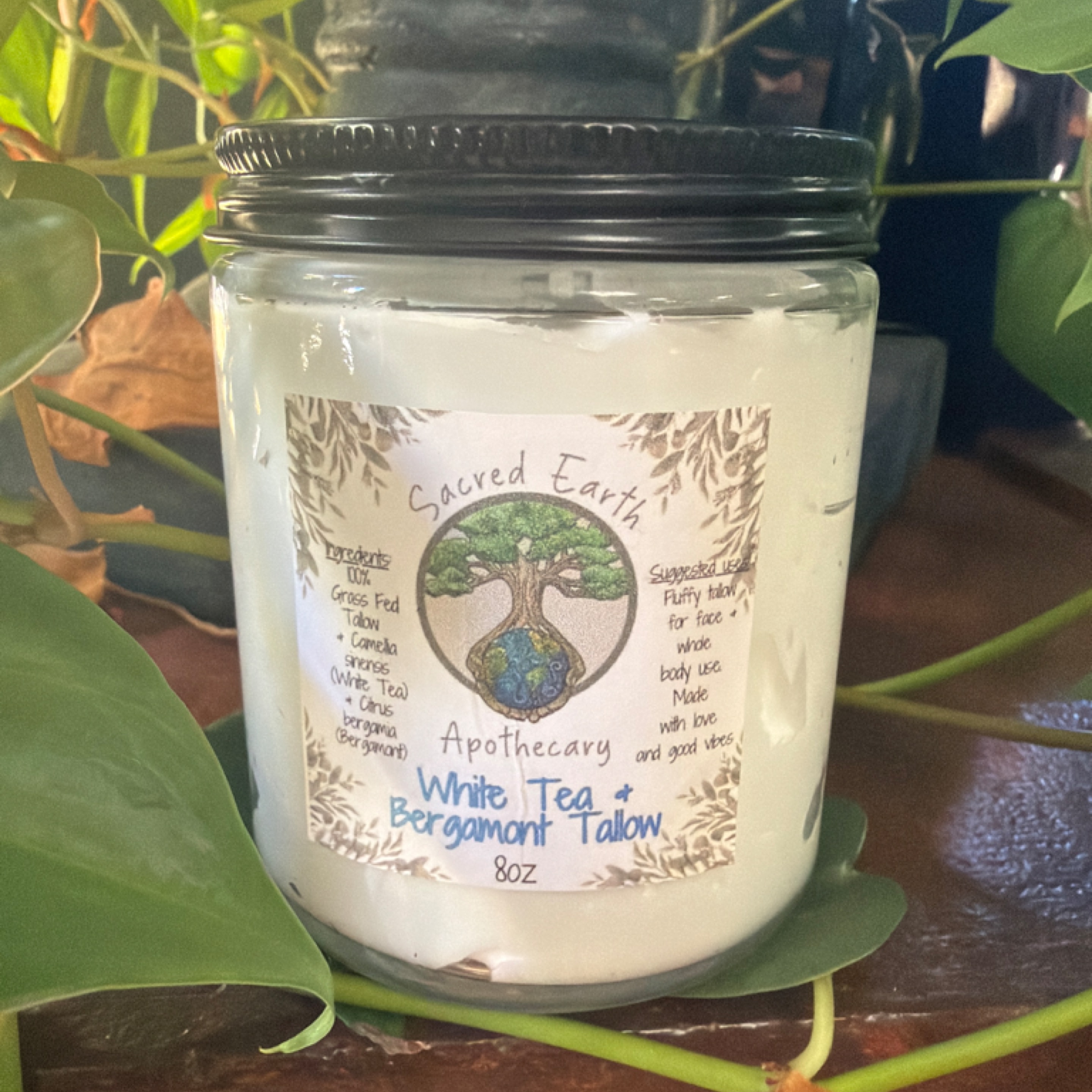 Sacred Earth Apothecary - 8oz White Tea & Bergamont 