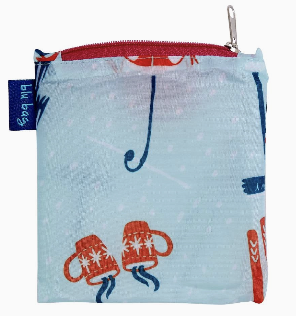 Ski Vacation Blu Bag Reusable Shopper Tote