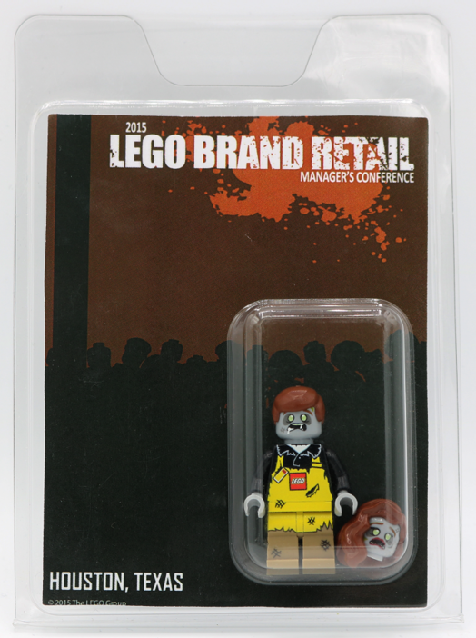 lbrmc2015-1 LEGO Brand Retail Manager's Conference 2015, Zombie Blister Pack, Houston, TX