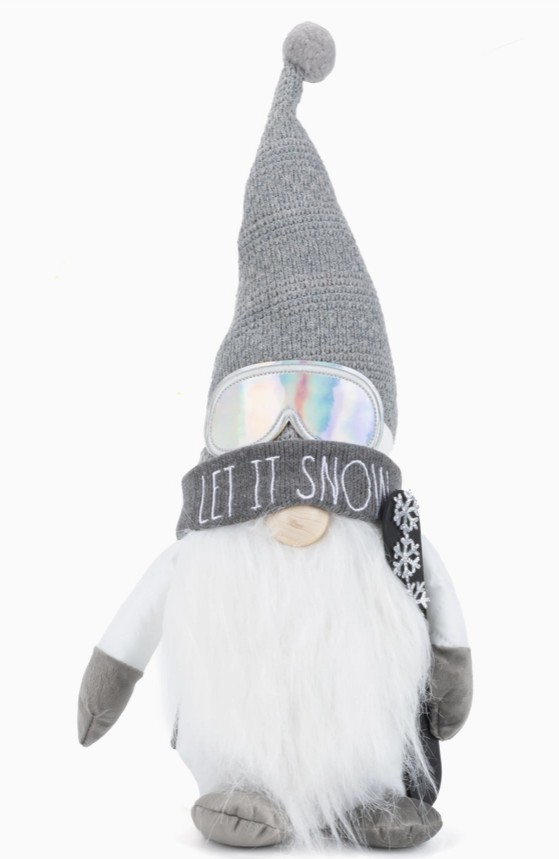 Snowboarder Gnome Let it Snow
