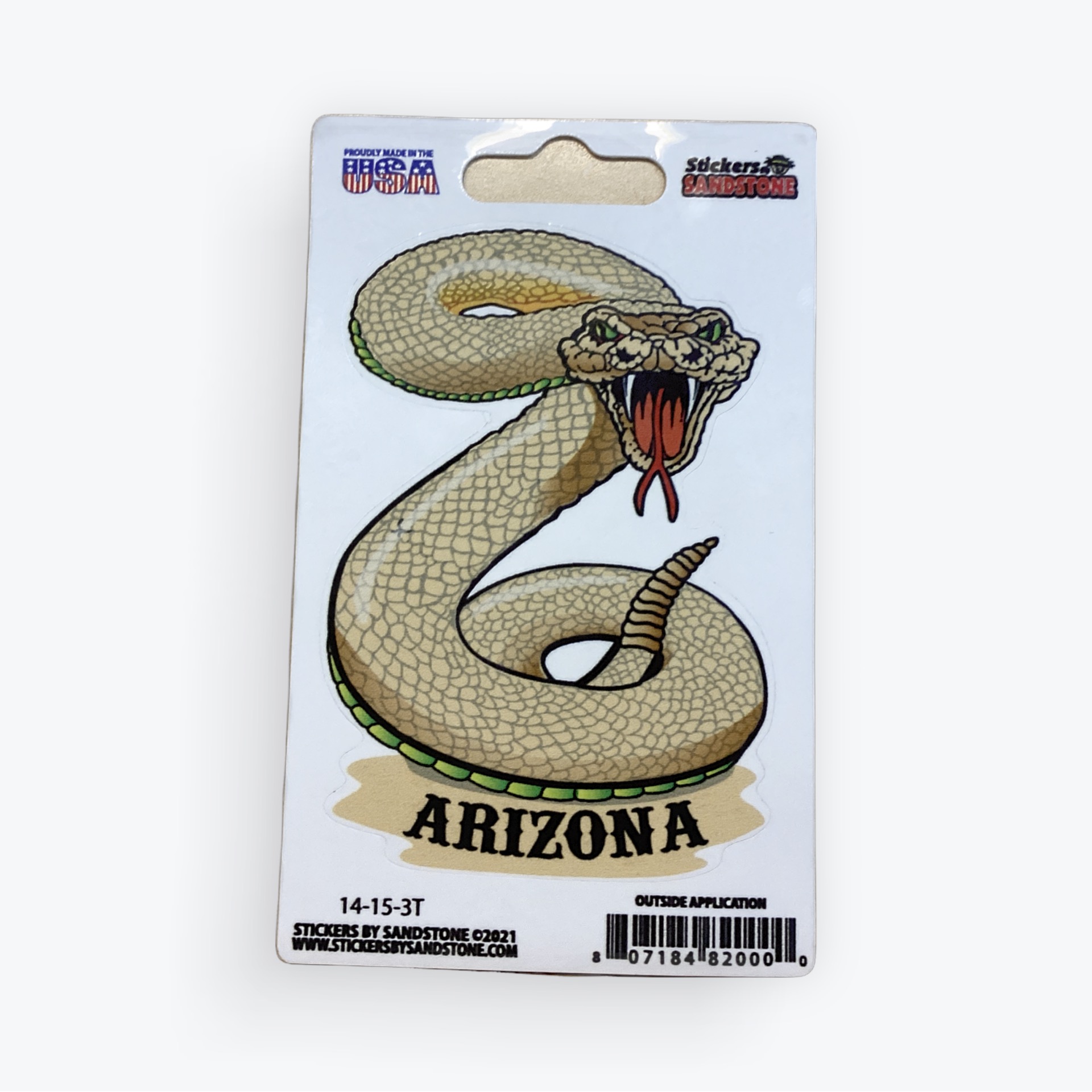Rattlesnake Arizona Sticker Medium