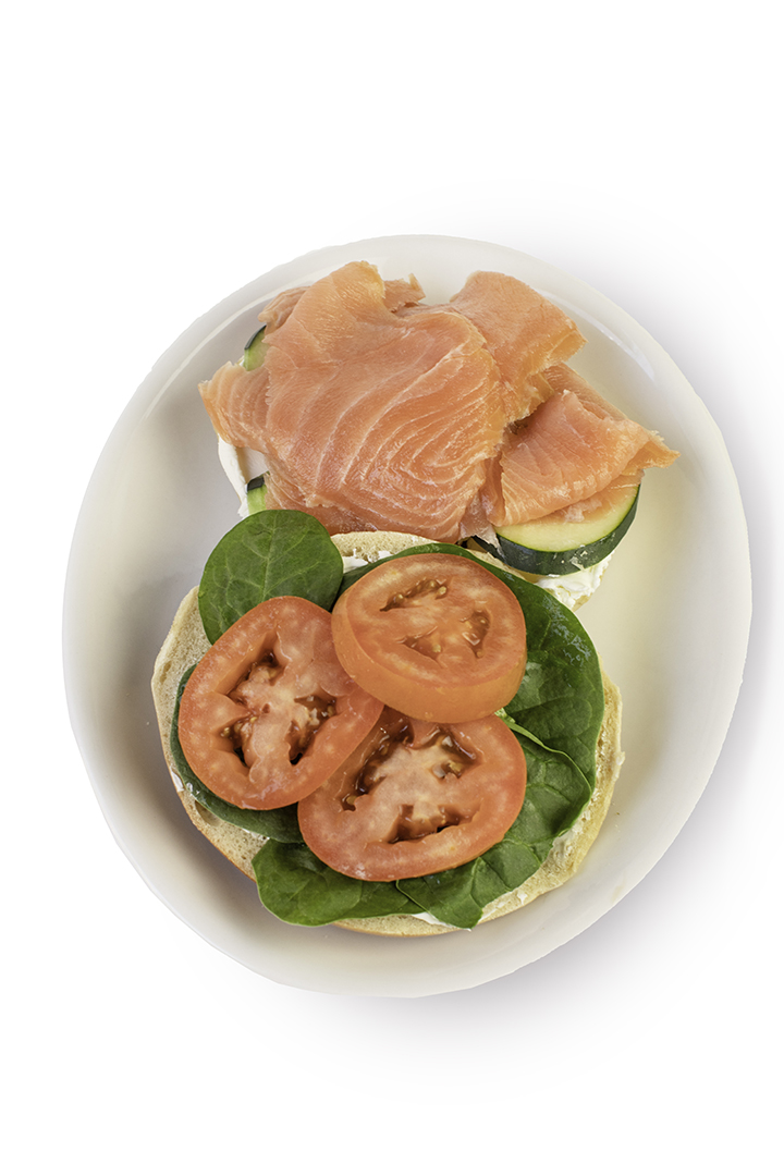 SMOKED SALMON ON A BAGEL