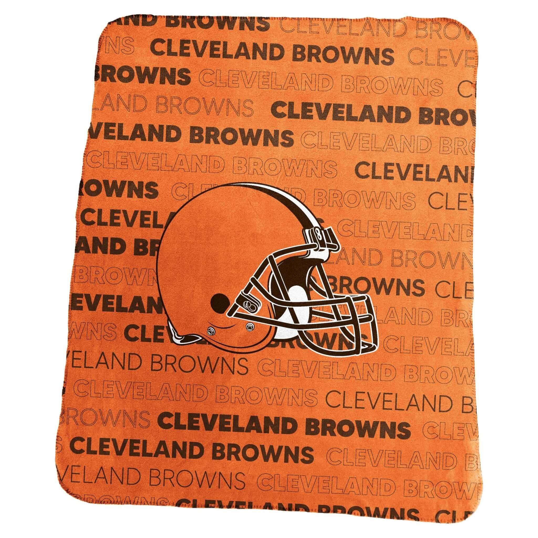 Cleveland Browns Logo Brands Classic Fleece Blanket 50x60"
