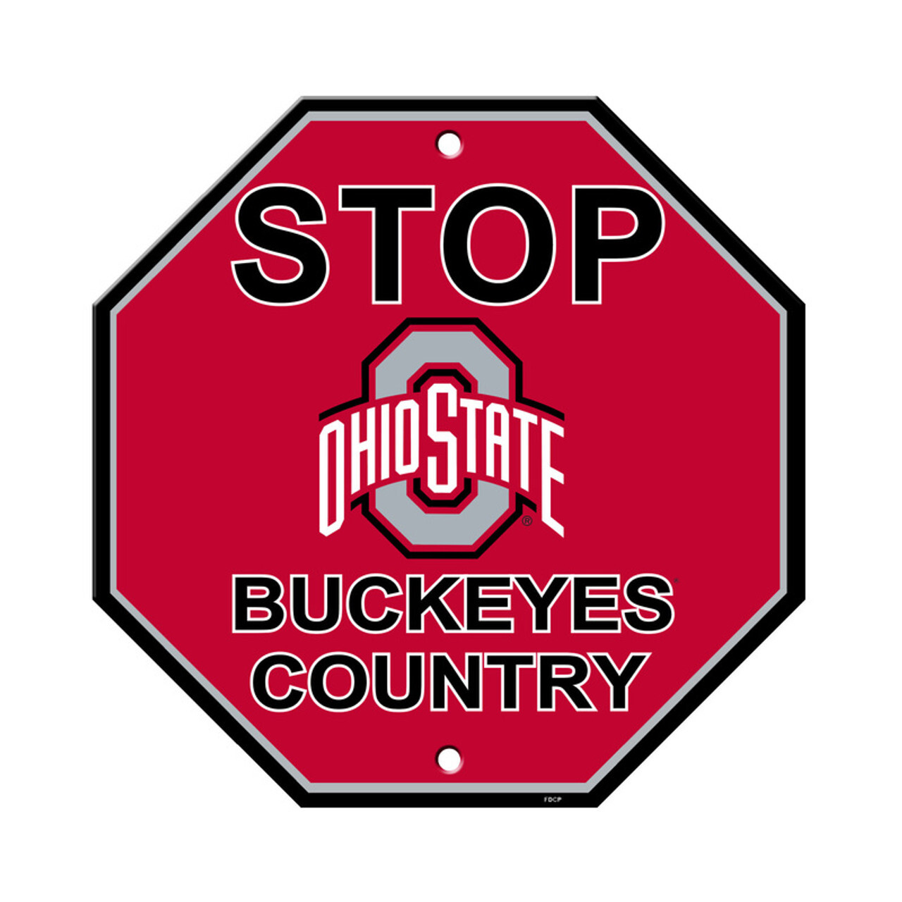 Ohio State Buckeyes Stop Sign