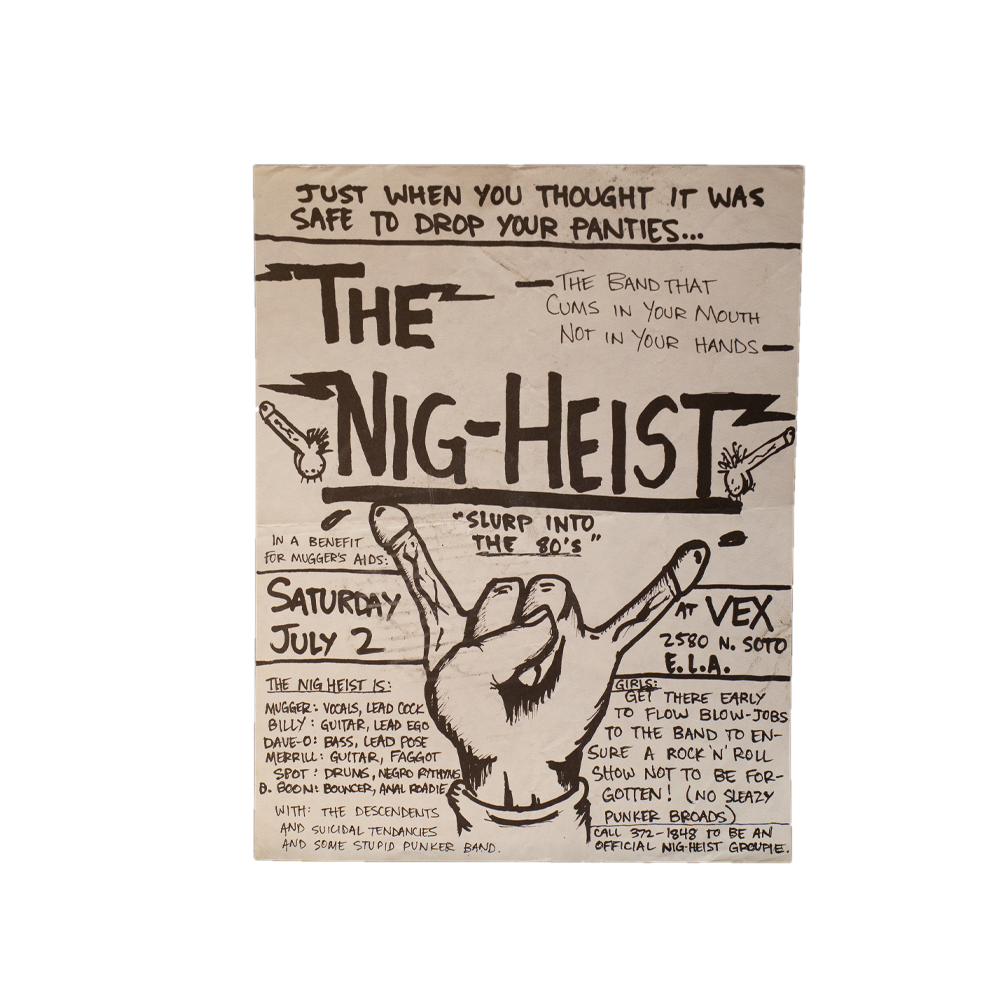 The Nig-Heist -- The Vex [Handbill]