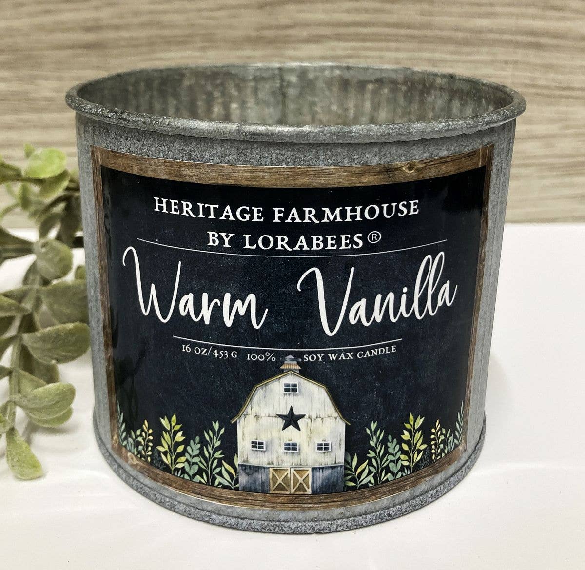 Lorabees - Warm Vanilla 16oz Candle