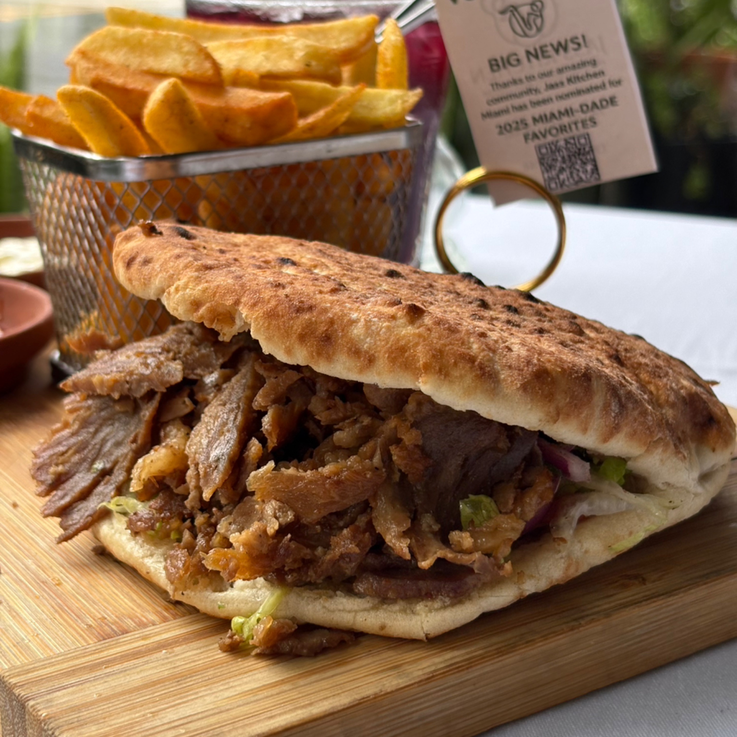 Gyro Sandwich at Jass Kitchen in Miami, FL 33137 | YourMenu® Online Ordering