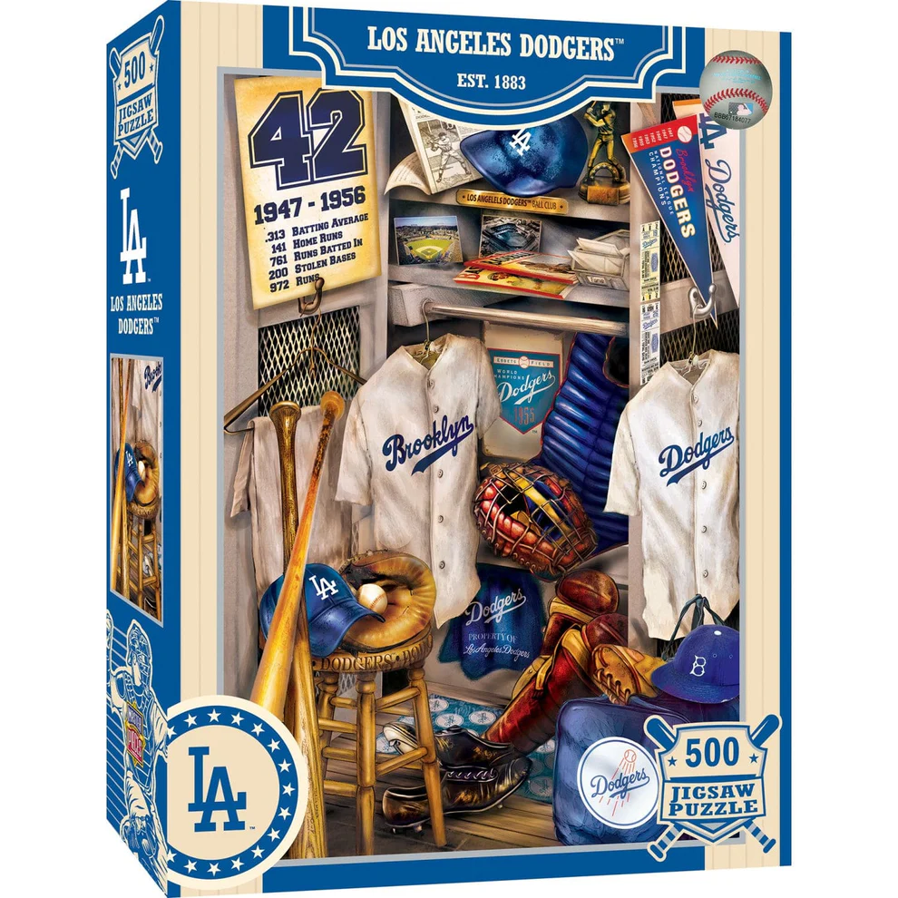 Los Angeles Dodgers Lockeroom Puzzle 500 Piece