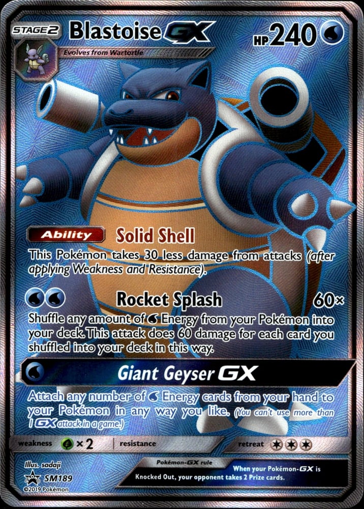 Blastoise GX - SMP SM189/248