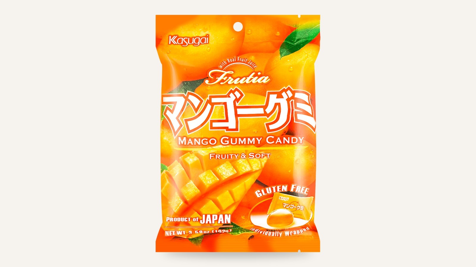 Kasugai Mango Gummy Candy