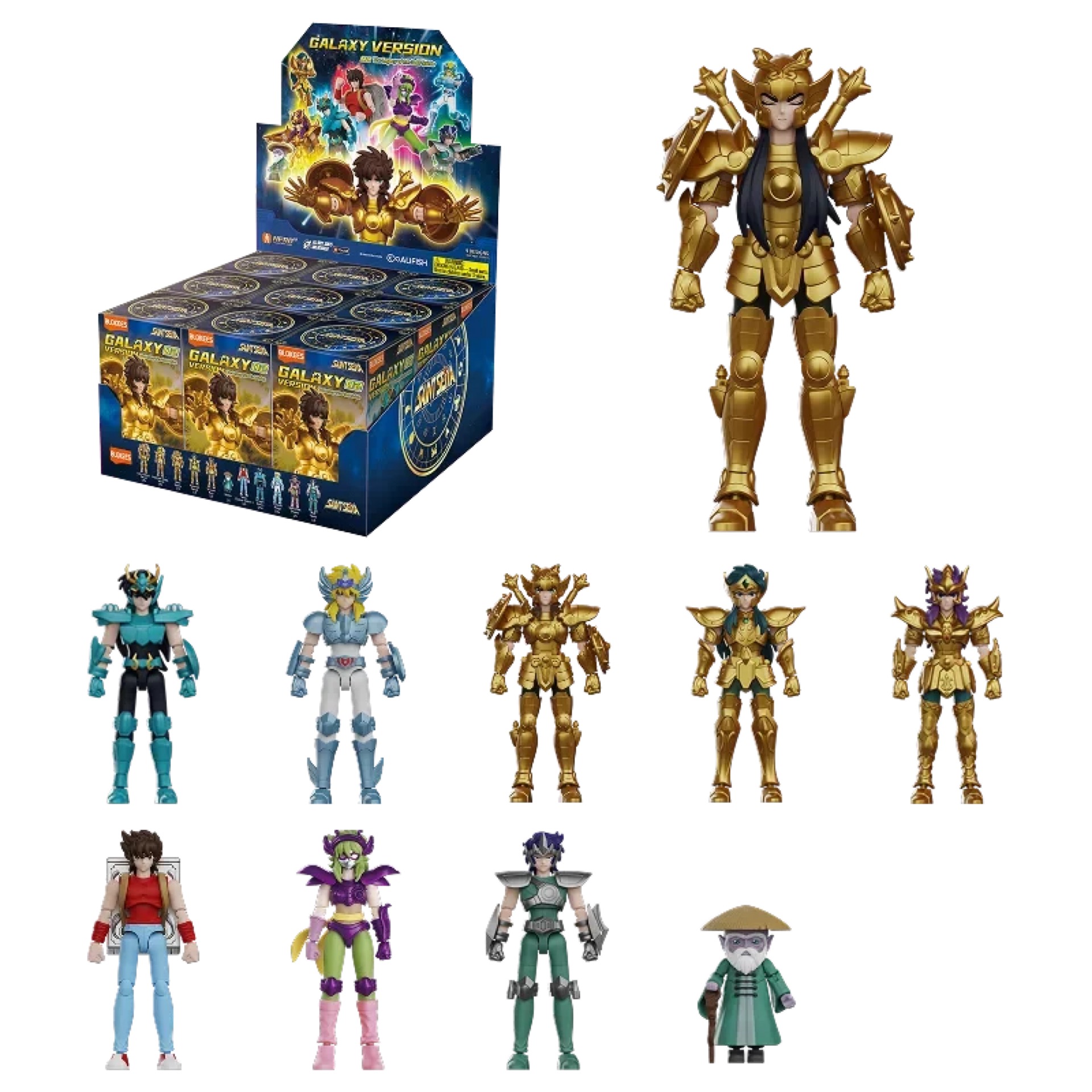 Blokees - Saint Seiya - Blind Box Galaxy Series Version 02 The Legacy of the Gold Saints