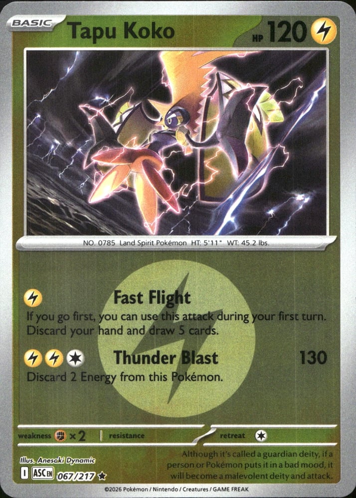 Tapu Koko - ME02.5 67/217