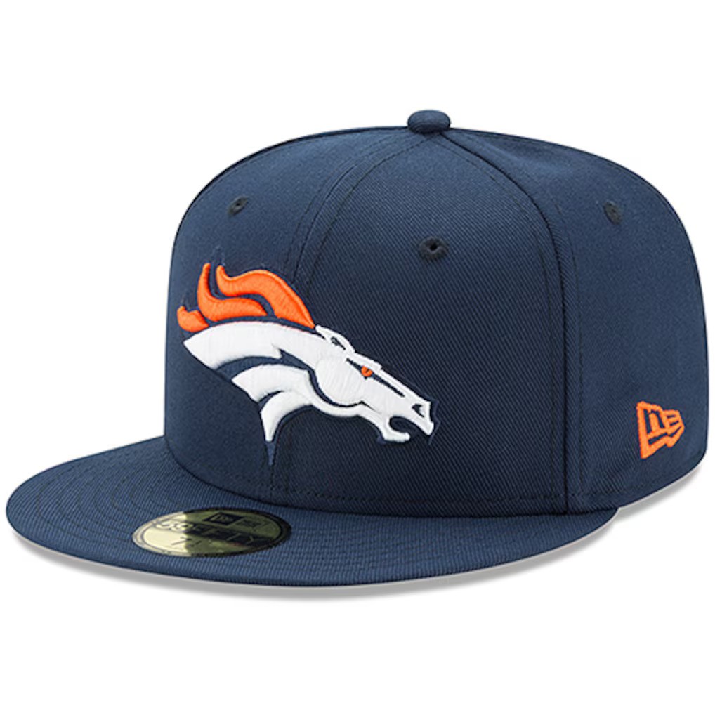 Denver Broncos Navy New Era 59FIFTY Fitted Hat