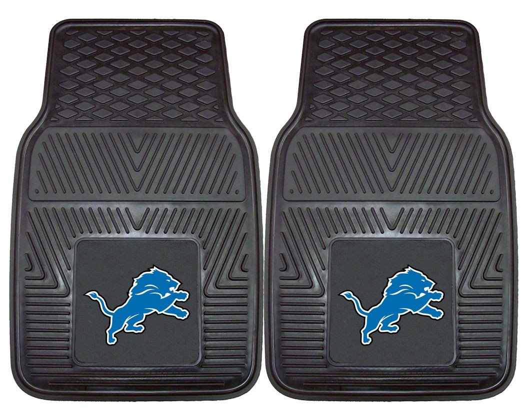 Detroit Lions Heavy Duty 2 Piece Vinyl Car Mats