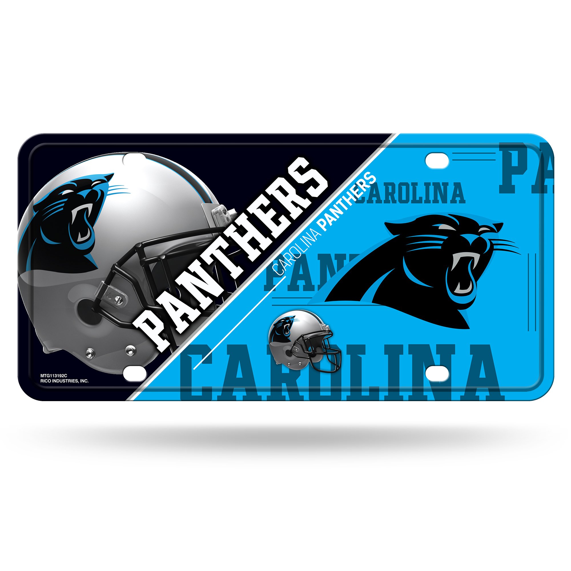 Carolina Panthers Metal License Plate