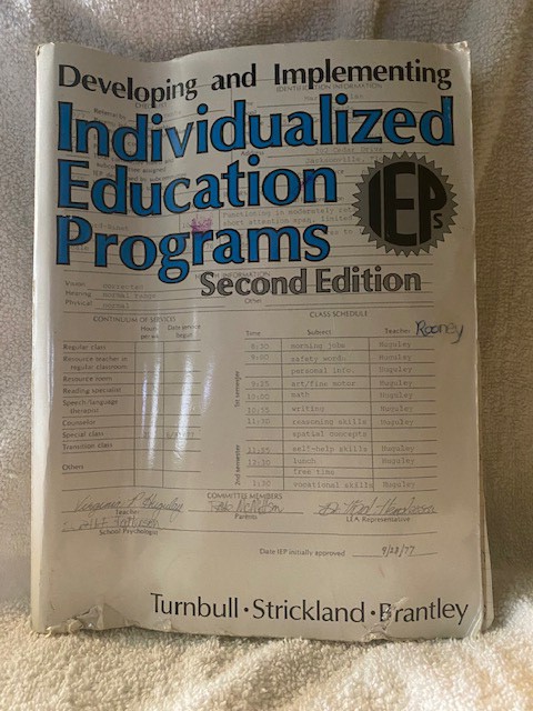 Developing and Implementing Individualized Education Programs/Ann P Turnbull