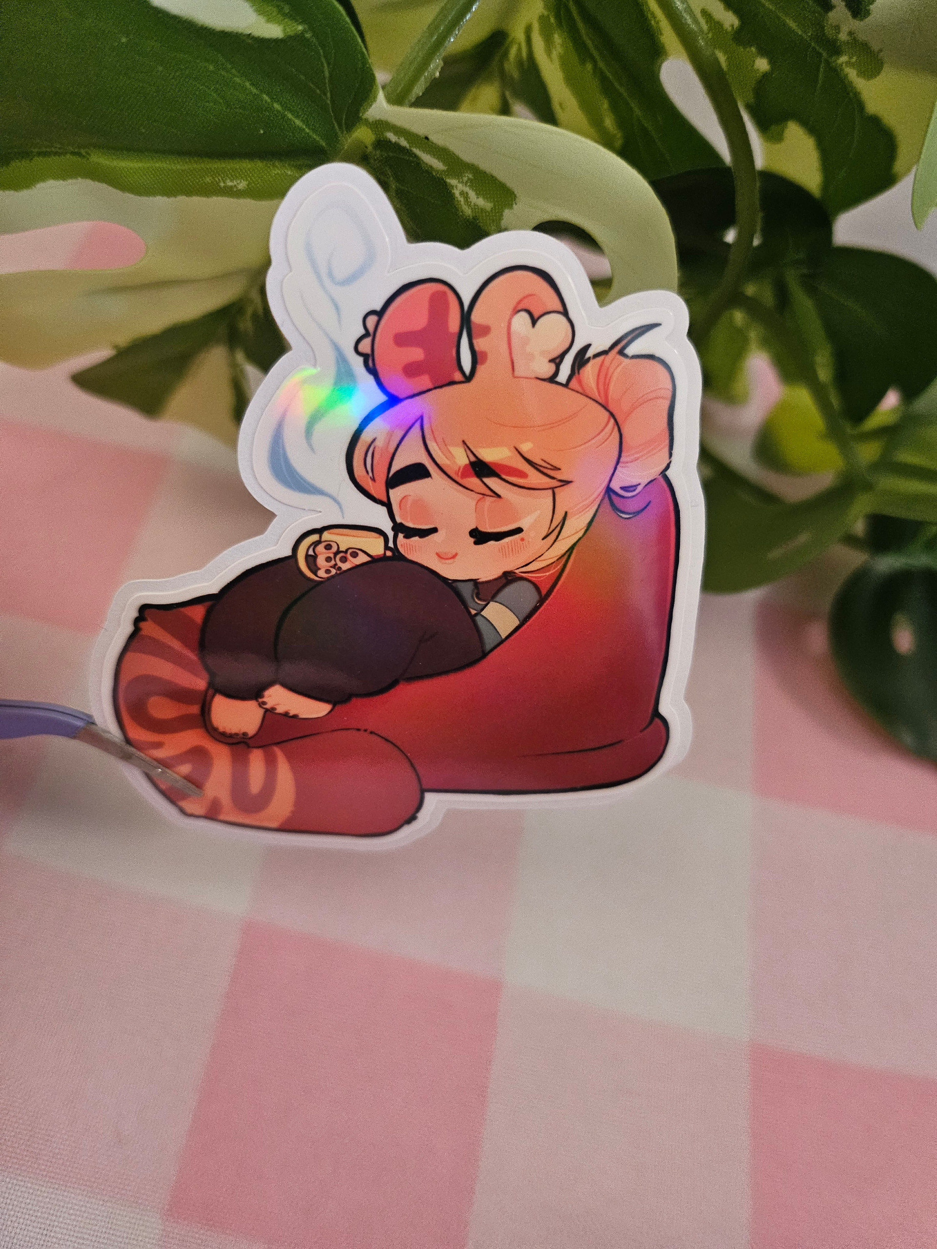 Taeng's Coffee Die Cut Sticker
