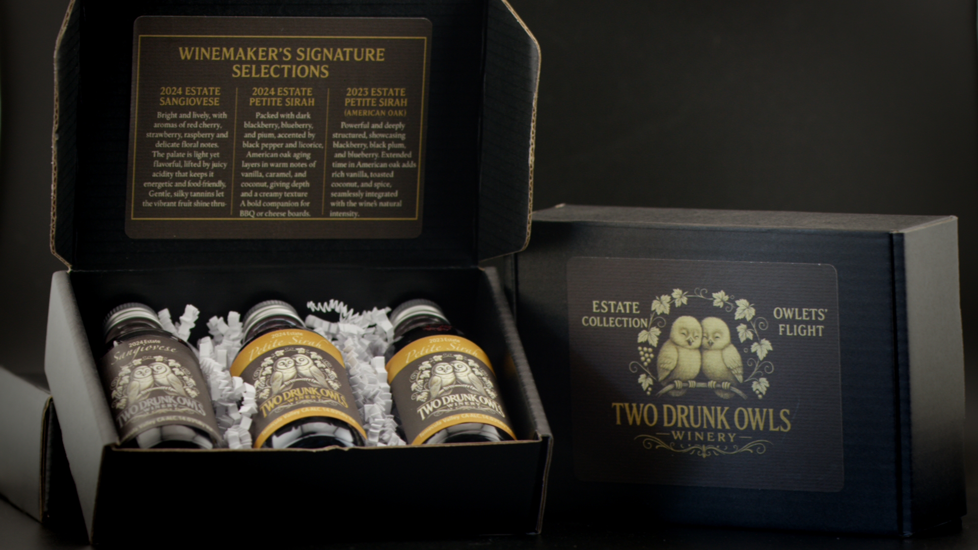 Owlet’s Flight Tasting Kit – Winemakers Signature Selection