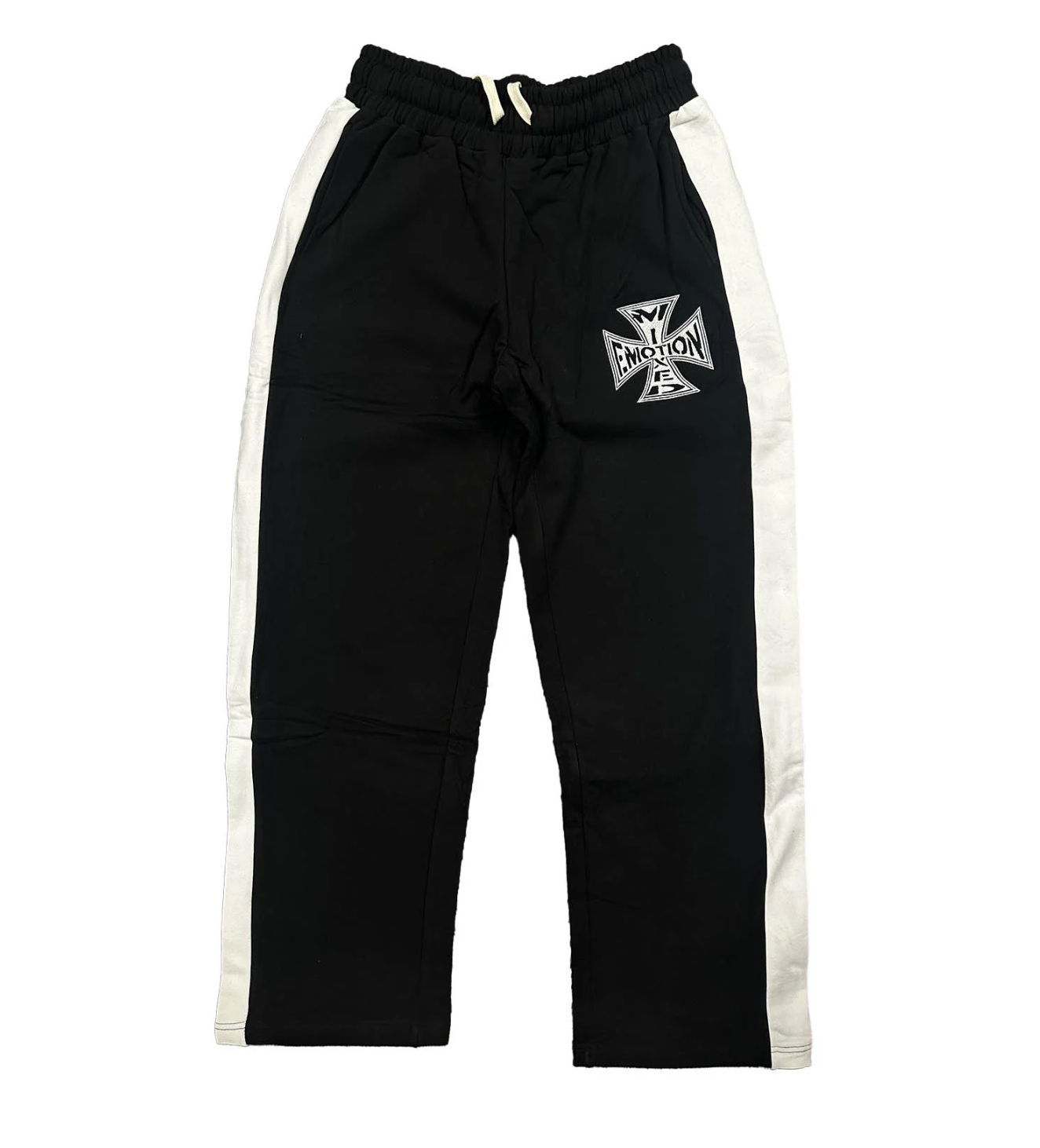 MIXED EMOTION Black “Quarter” Pants