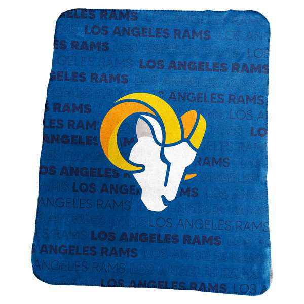 Los Angeles Rams Logo Brands Classic Fleece Blanket - 50x60"
