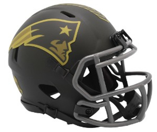 New England Patriots 2025 Riddell Salute to Service Mini Helmet