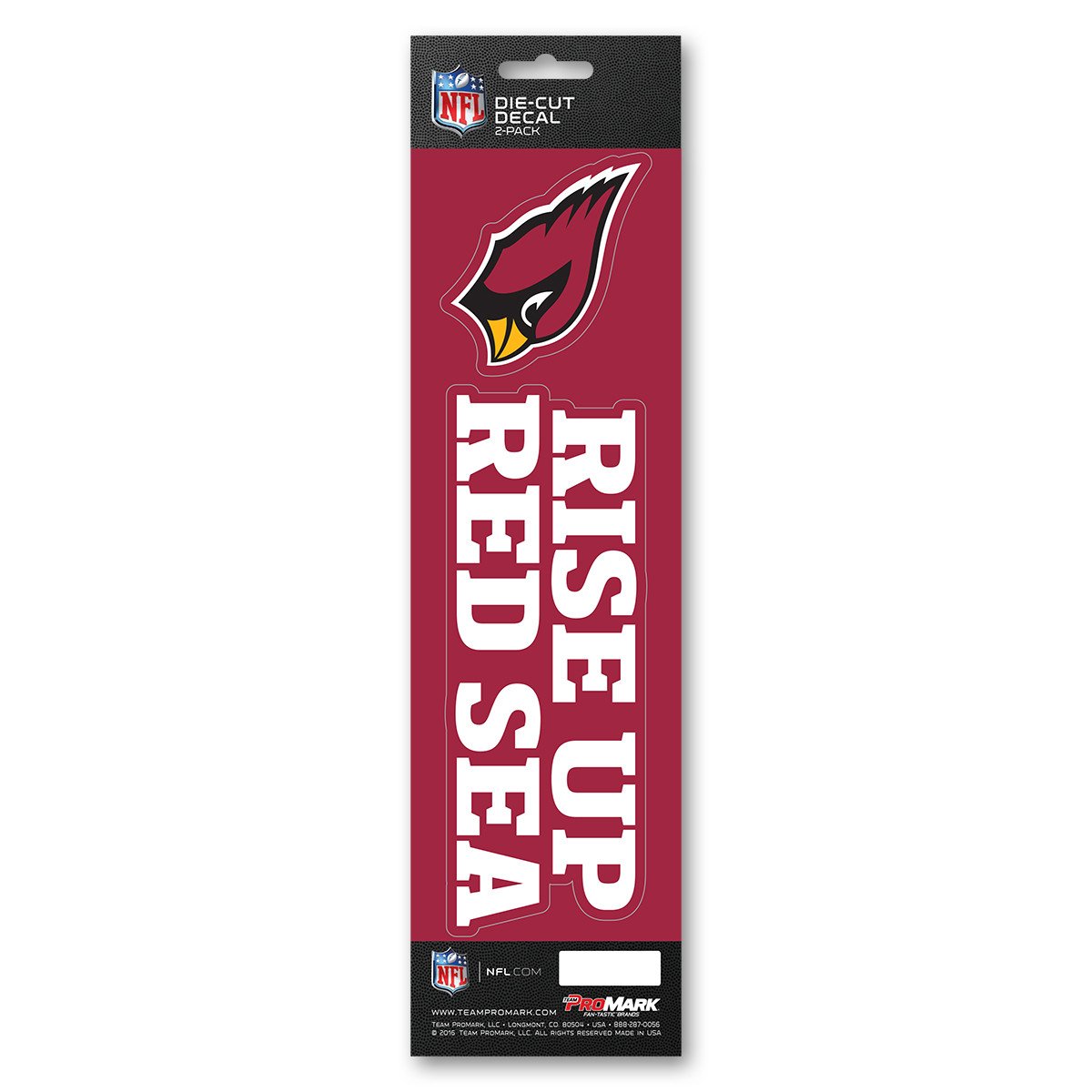Arizona Cardinals Slogan Perfect Cut Decal 2pk