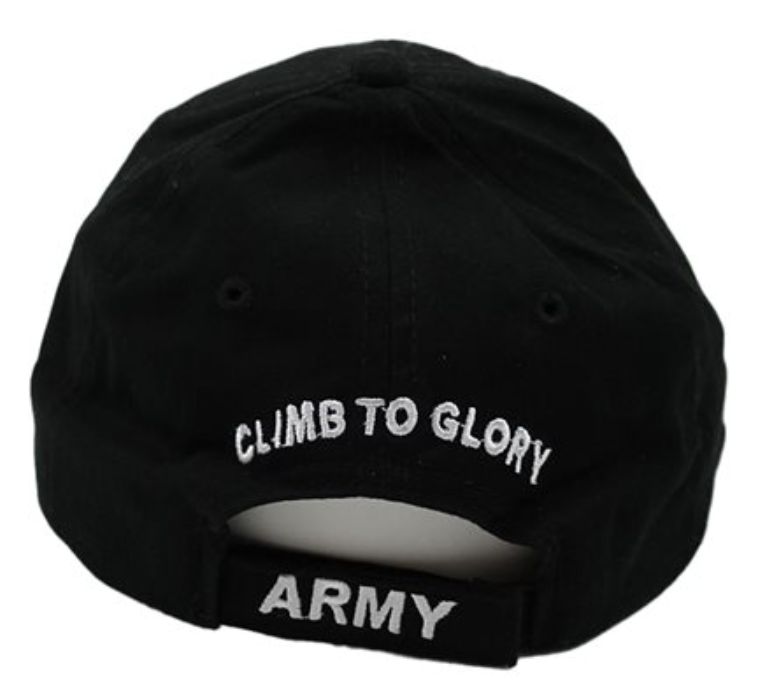 10th Mountain Division Logo Hat Black