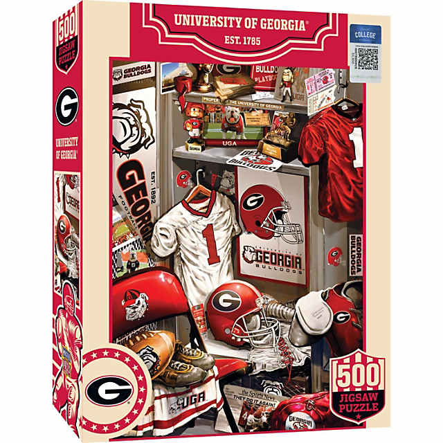 Georgia Bulldogs Lockeroom Puzzle 500 Piece