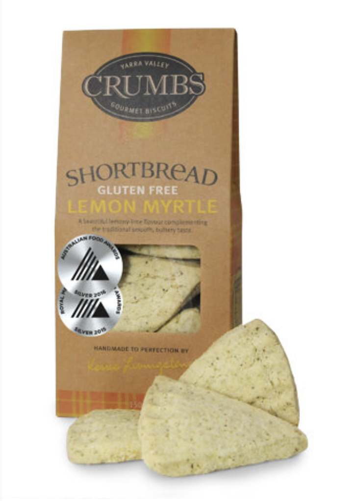 Crumbs Gluten-Free Lemon Myrtle Shortbread - Delightful Treat at Glenrowan Providore